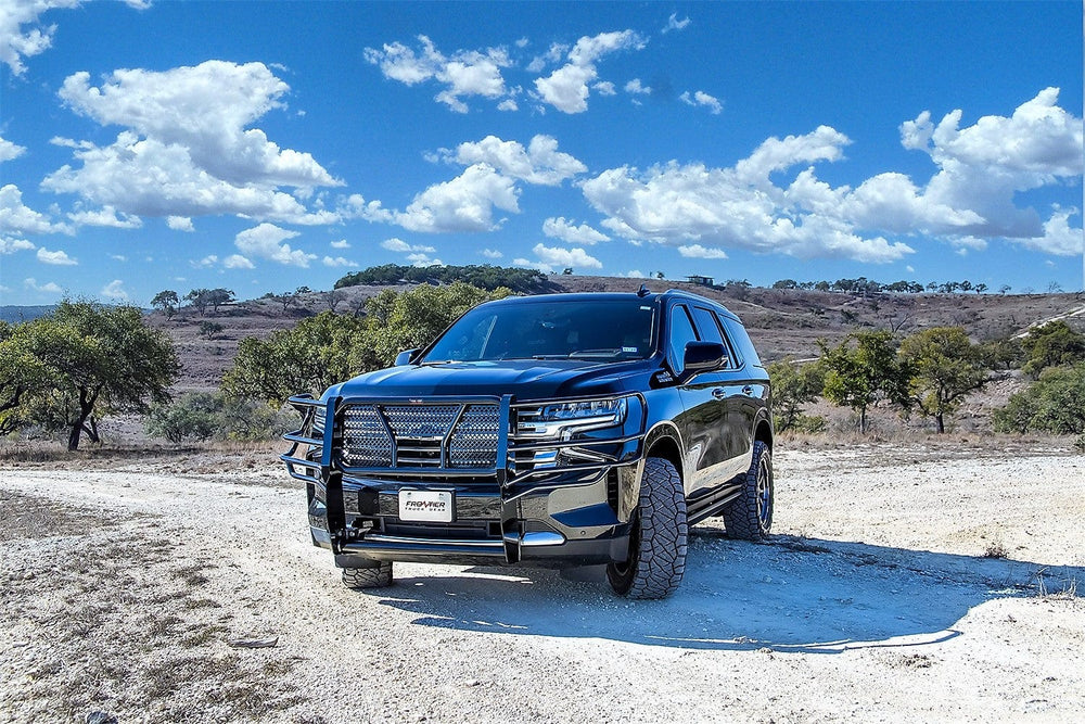 21C TAHOE/SUBURBAN GRILLE GUARD WITH SENSORS AND CAMERA