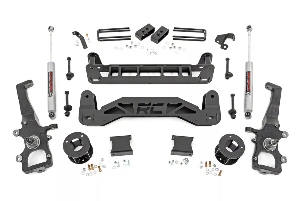 1x 1523BOX4 1x 1523BOX2 1x 1523BOX1 1x 1523BOX3 4 Inch Lift Kit Ford F-150 2WD (2004-2008)