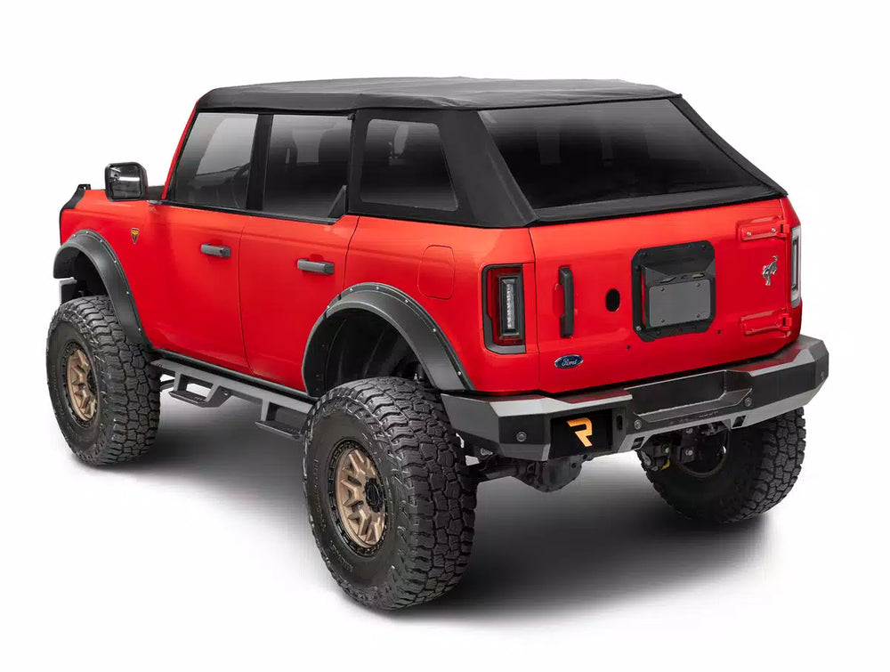 21C BRONCO FORTIS REAR BUMPER TEXTURED BLACK