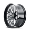 INVADER (9115) GLOSS BLACK/MILLED SPOKES