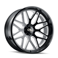 INVADER (9115) GLOSS BLACK/MILLED SPOKES
