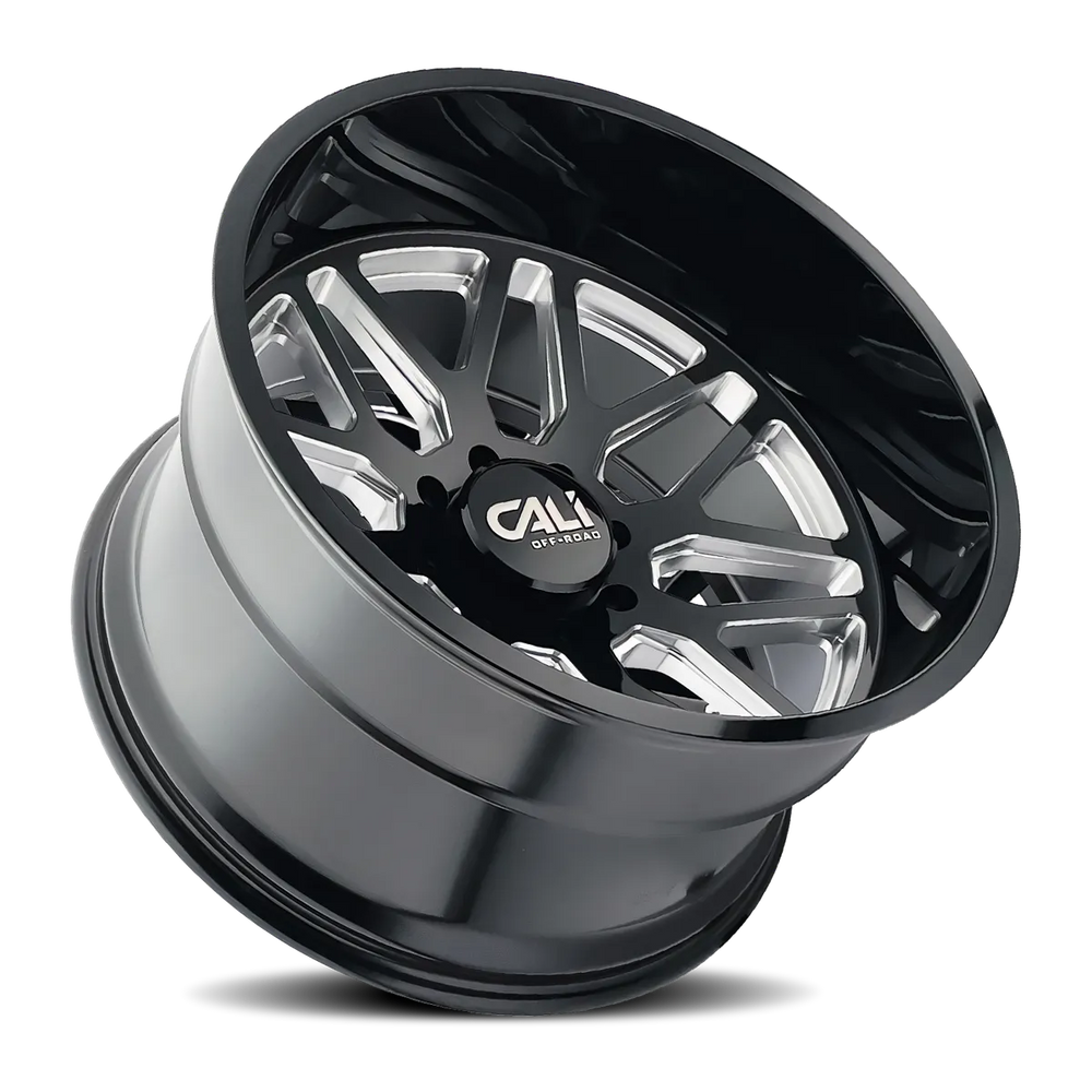 INVADER (9115) GLOSS BLACK/MILLED SPOKES