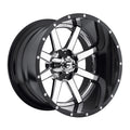 ~(40 lbs. 23X23X12)~ MAVERICK 20x9 8x170.00 CHROME PLATED GLOSS BLACK LIP (1 mm)