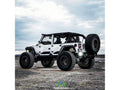 ~(42 lbs. 38X26X8)~ EVO Front Half Door Set JK 2007-2017 Jeep Wrangler JK JKU
