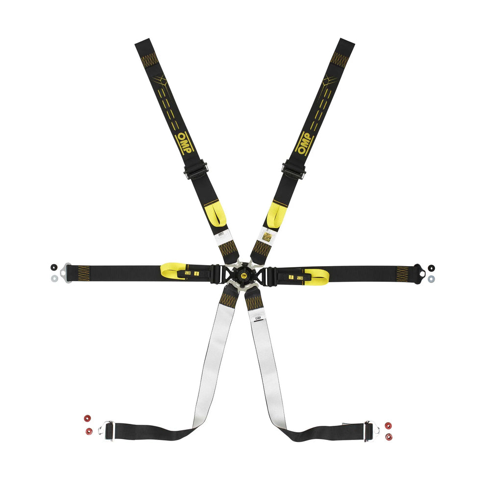 OMP Safety Harness One 2in Pull Down- Black (Fia 8853-2016)