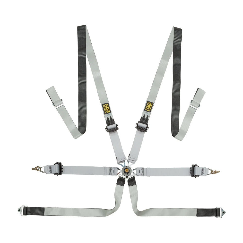 OMP Safety Harness One-D 2In Pull Down - Black/White (Fia 8853-2016)