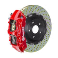 Brembo 13-17 Model S RWD Front GT BBK 6 Piston Cast 380x34 2pc Rotor Drilled-Red