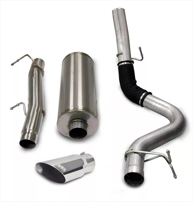 05 F250 350 Crew Cab 6.75 foot bed system side exit 5 in slash cut Tip (downPipe not included)