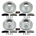 Power Stop 13-22 Ford F-350 Super Duty Front & Rear Z17 Coated Brake Kit