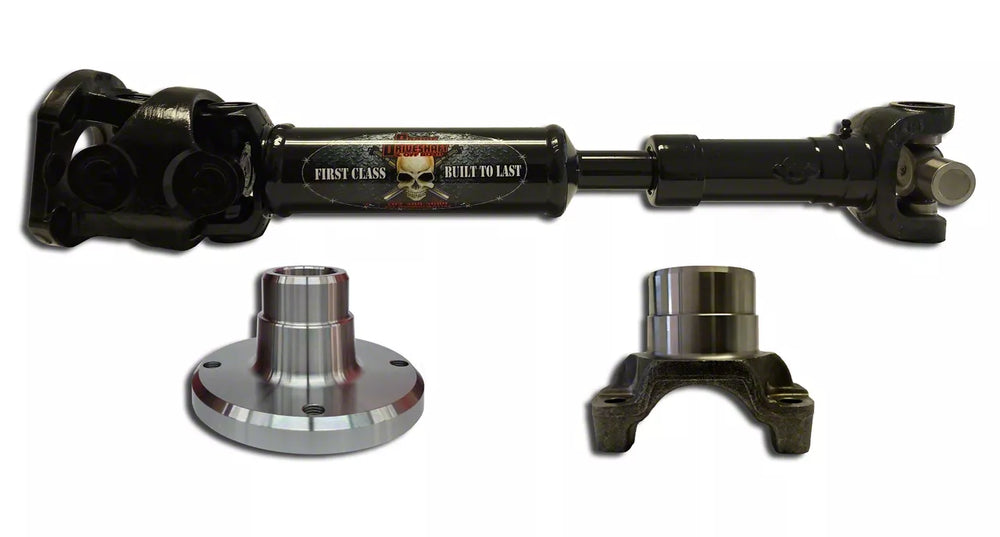 JL Rear 1350 Solid CV Driveshaft 2 Door RUBICON Pinion Yoke Style