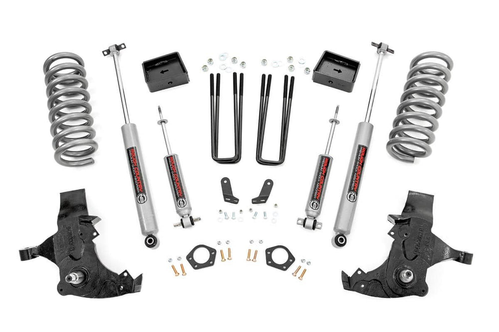 1x 9234 1x 7500 1x 127130BOX1 6 Inch Lift Kit GMC C1500 K1500 Truck 2WD (1988-1999)