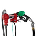 12V DC 20 GPM FUEL TRANSFER PUMP WITH AUTOMATIC NOZZLE & SWIVEL DIESEL