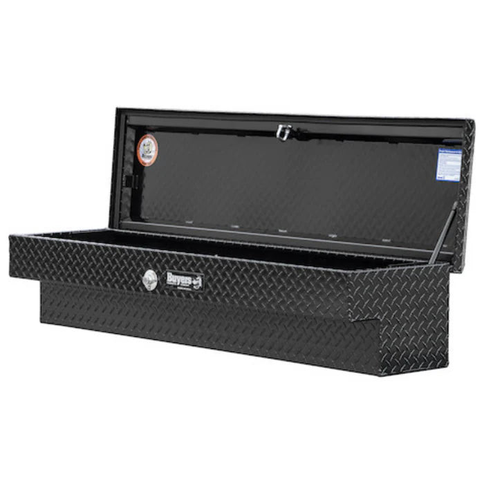 13X16X70 INCH TEXTURED MATTE BLK DIAMOND TREAD ALUMINUM LOSIDER TRUCK TOOL BOX