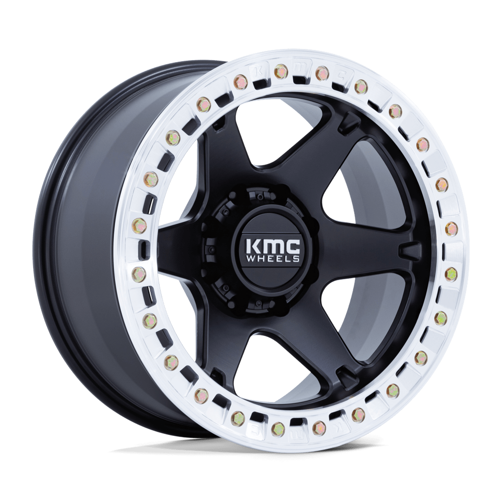 KM238 20X10 6X5.5 S-BLK MACH -48MM