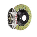 Brembo 00-06 Suburban Rear GT BBK 4 Piston Cast 2pc 355x32 2pc Rotor Drilled-Red