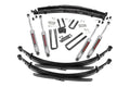 4 Inch Lift Kit Rear Springs Dodge W100 Truck W200 Truck 4WD (1970-1974)