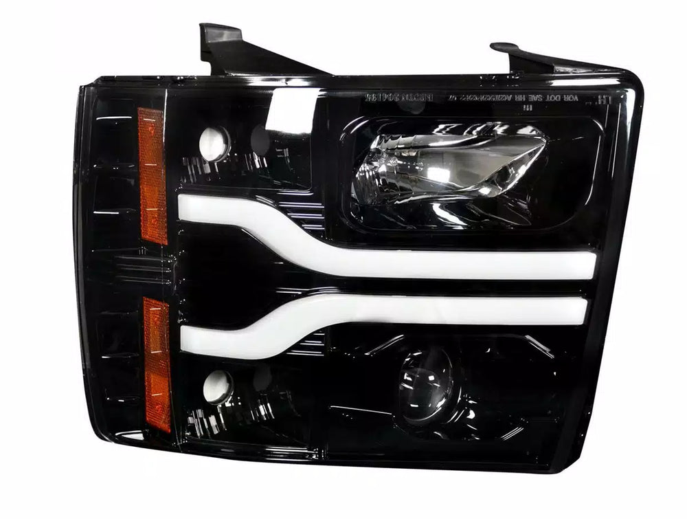 Recon Truck Accessories silver headlights