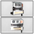 HEADLIGHTS - CHROME -LOW BEAM-H7