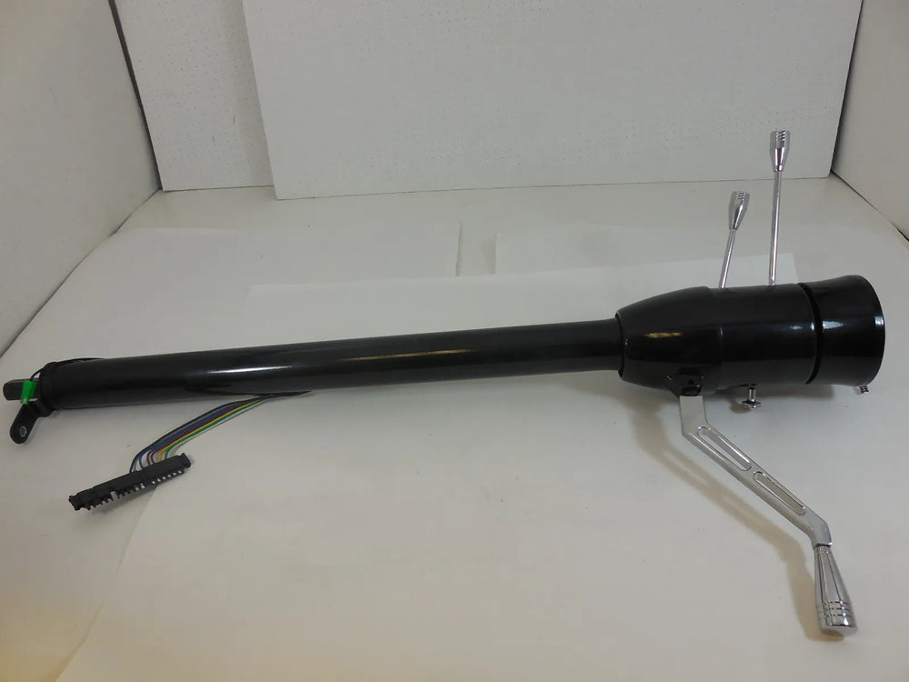 BLACK TILT STEERING COLUMN 9 HOLES