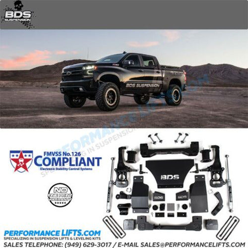 2019 Chevy 1500 6in Suspension System PRICING ONLY ORDER COMPONENTS: Sell BDS011518 BDS021680 BDS021681 BDS021682 BDS021683 BDS021684 BDS85759(x2)