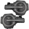 21C BRONCO PROJECTOR HEADLIGHTS W LED HI/LOW BEAM & WHITE LED