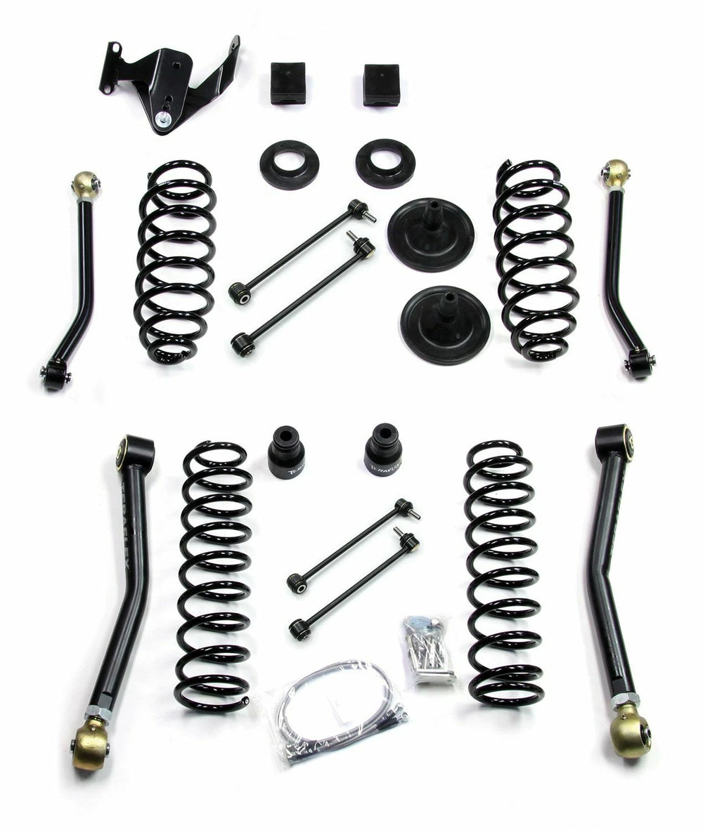 (KIT) JK 4 DOOR 3IN LIFT KIT W/ FRONT LOWER & EXTRA SHORT REAR UPPER FLEXARMS N