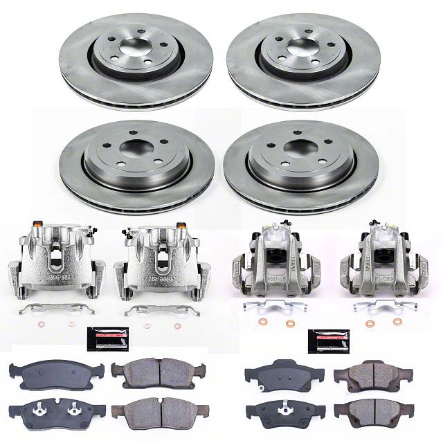 Power Stop 13-16 Dodge Durango Autospecialty Kit w/ Calipers - Front and Rear