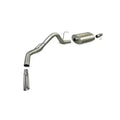 3.0 Inch Cat-Back Sport Single Side Exit Exhaust 4.0 Inch Slash Cut Polished Tip 06-08 Ford F150 Sup