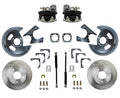 LEED Brakes Rear Disc Brake Kit  with Plain Rotors and Zinc Plated Calipers