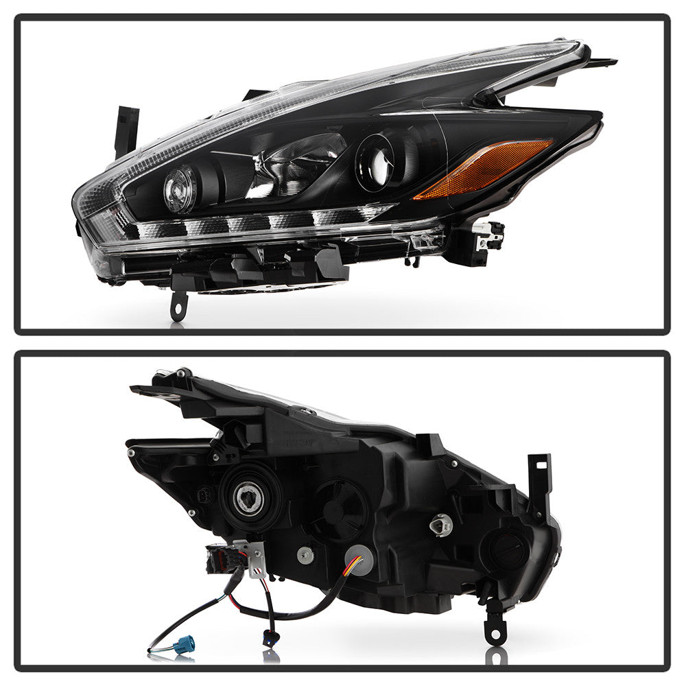 1518 MURANO OEM STYLE HEADLIGHTS LEFT AND RIGHT BLACK
