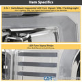 FORD F-150 WHITE AND AMBER DUAL COL