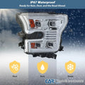 FORD F-150 WHITE AND AMBER DUAL COL