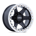 KM238 20X10 BLANK S-BLK MACH -48MM