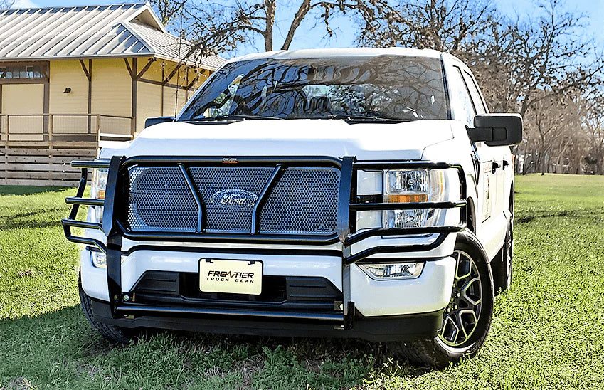 2121 F150 GRILLE GUARD WITH CAMERA AND SENSORS