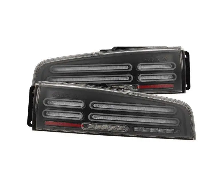 AlphaRex 23-25 Nissan Z Nova-Series Quad-Loop Style Prismatic LED Tail Lights - Black