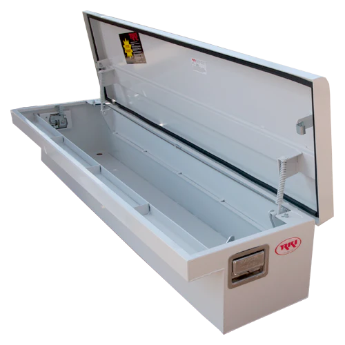 65IN WIDE LOW PROFILE STEEL SIDE BOX (WHITE)