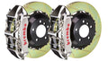 Brembo 93-98 Supra Front GT BBK 6 Piston Cast 355x32 2pc Rotor Slotted Type-1-Black