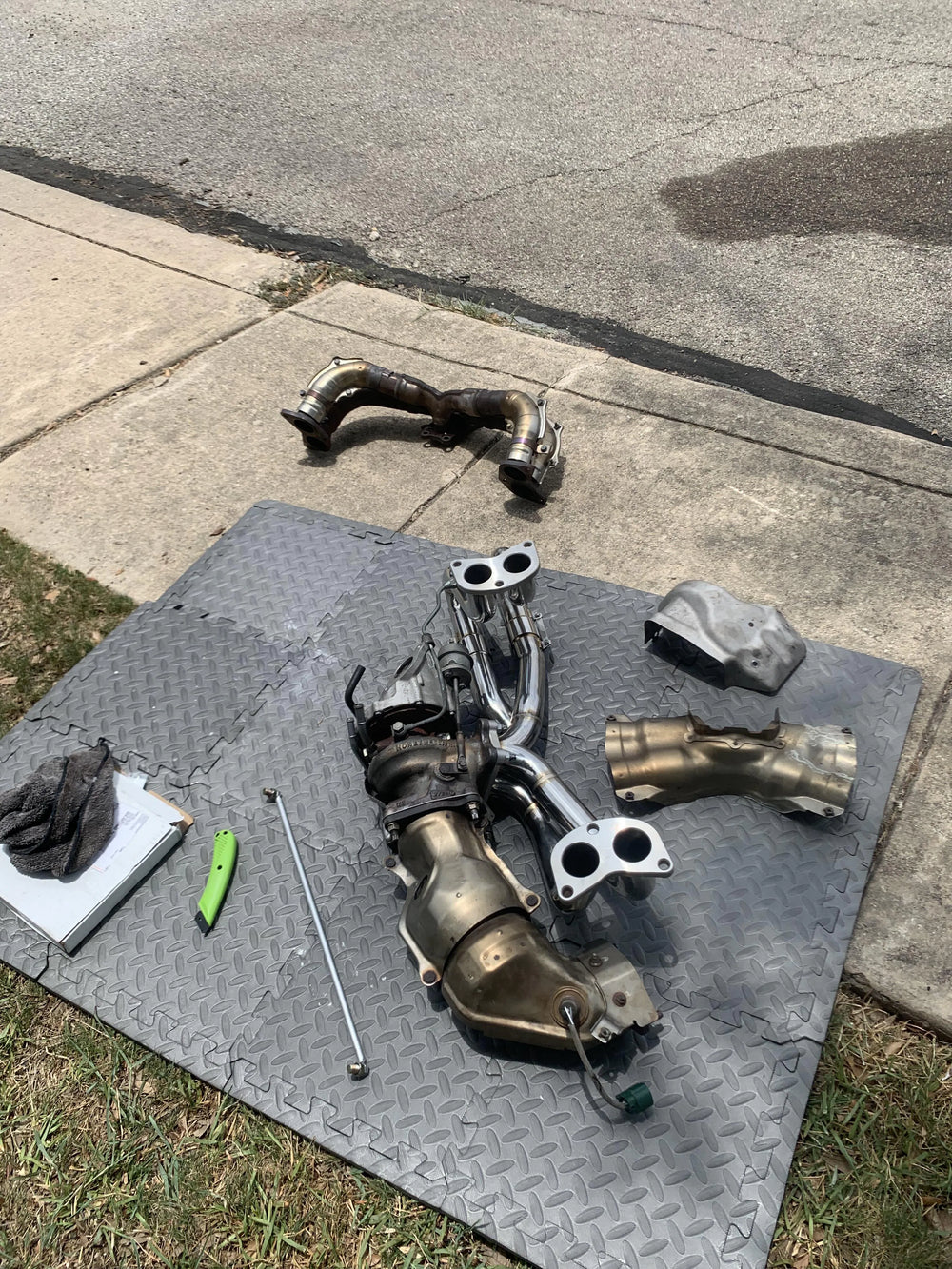EXHAUST MANIFOLD KIT EXPREME WRX FA20DIT UNEQUAL LENGTH with TITAN EXHAUST BANDAGE