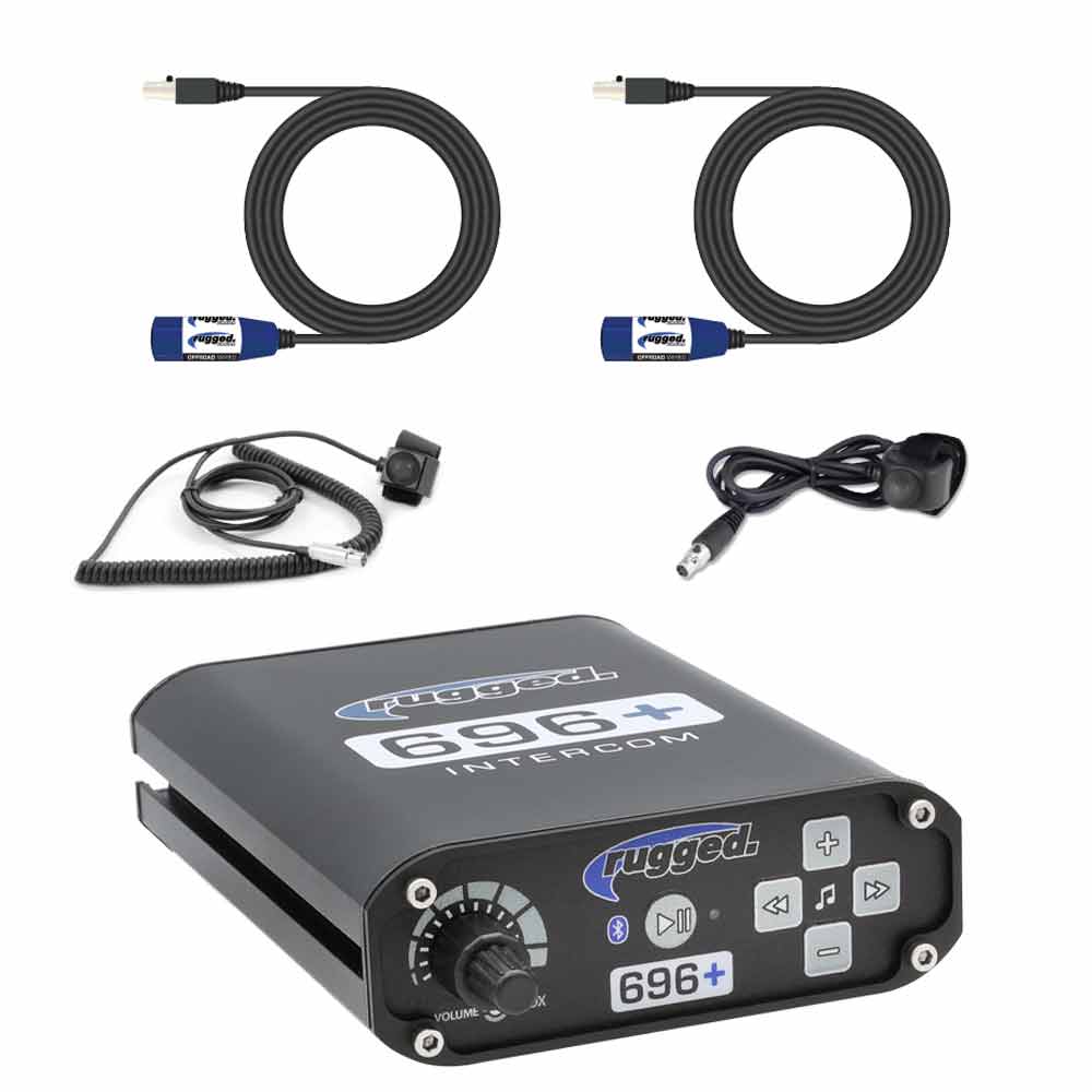Rugged Radios BUILDER KIT - 696 PLUS Intercom System with Bluetooth Music