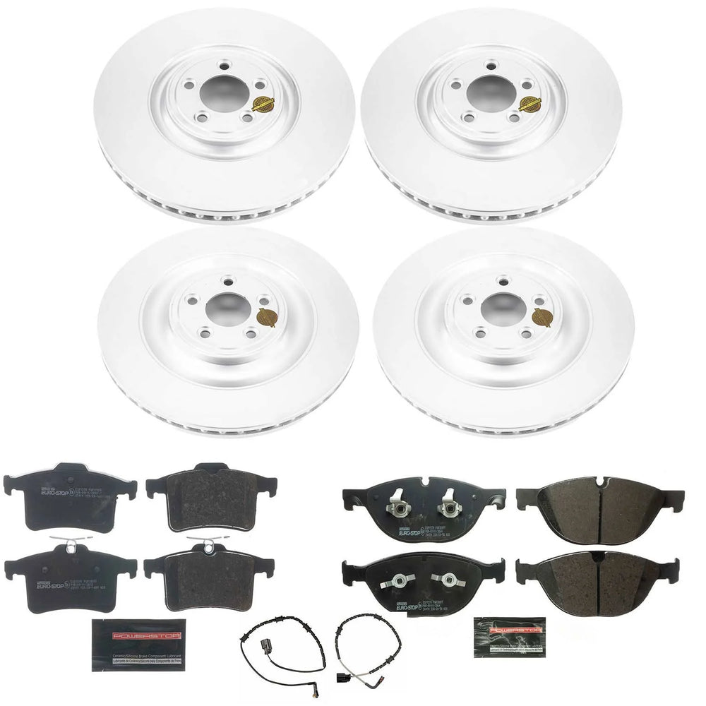 Power Stop 2010 Jaguar XKR Front and Rear Eurostop Brake Kit