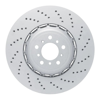 DFC 12-19 BMW M6 Right Front Drilled Hi-Carbon Alloy Geomet Coated Rotor