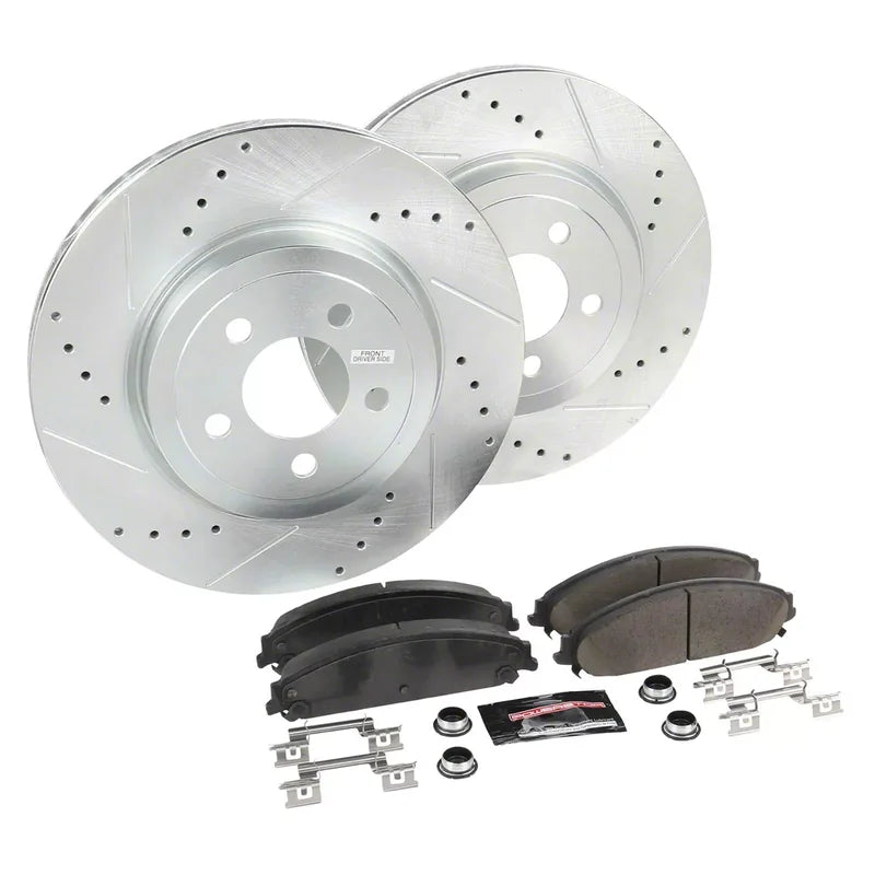 Select Sport Axle Pack, Drilled & Slotted, 4 Wheel