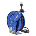 EZPC135012A SAFETY SERIES SPRING REW POWER CORD REEL: 1PC RECEPT 50FT CORD