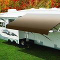 FIESTA 14FT L X 8FT EXT. CAMEL SHALE FADE VINYL MANUAL PATIO AWNING