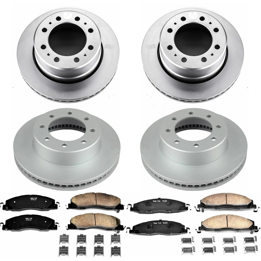 Power Stop 13-18 Ram 3500 Front & Rear Z17 Evolution Geomet Coated Brake Kit