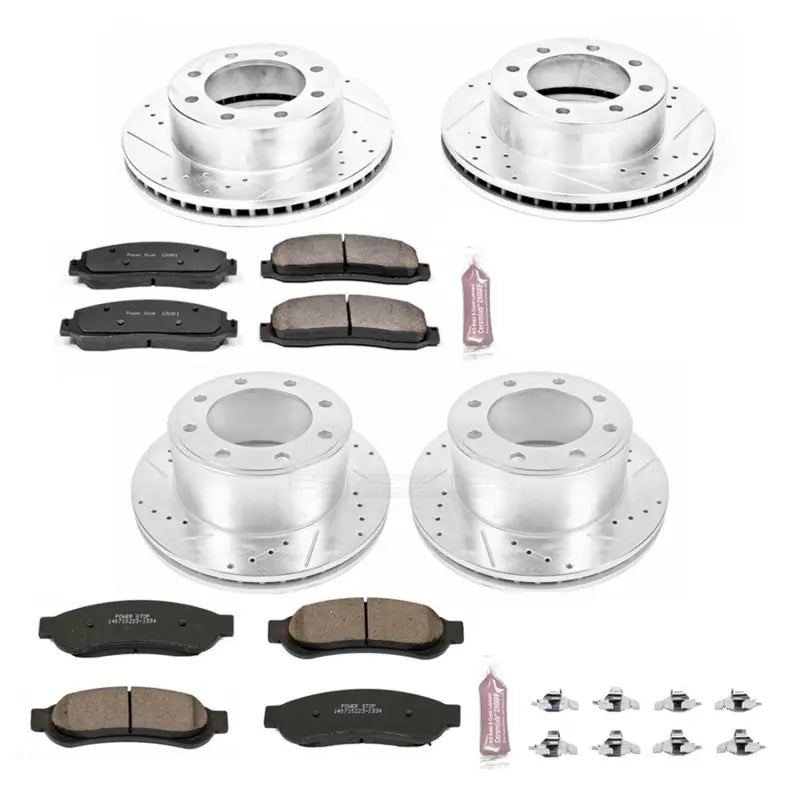 Power Stop 2010 Ford F-350 Super Duty Front & Rear Z23 Evolution Sport Brake Kit