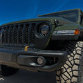 Nacho Lighting Jeep JL/JT SAE Combo Amber Plug N Play Fog Light Kit (3pc Bumper Kit)