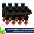 Fuel Injector Clinic 1000cc (100 lbs/hr at OE 58 PSI fuel pressure) FIC Fuel Injector Clinic Injector Set for 6.2 Truck Motors ( 09- 13) Injector Sets (High-Z)