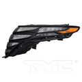 CAPA 2223 HY TUCSON BLK TRIM LED DAYTIME RUNNING LIGHT LH
