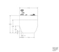 41 GALLON PONTOON STYLE TANK. DROP SHIP ONLY. DIMENSIONS L 29.55IN X W 21IN X H